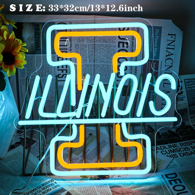 Illumi Illinois LED Neon Sign