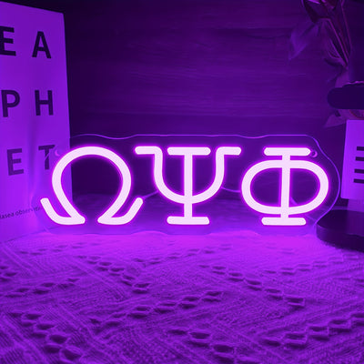 Illumi Omega Psi Phi Neon LED Sign