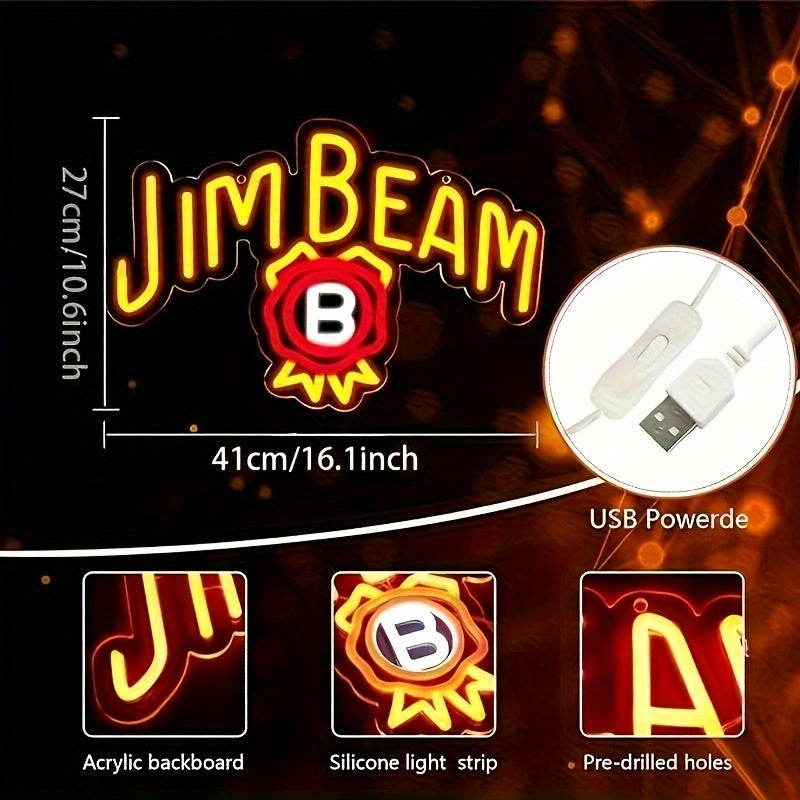 Illumi Jim Bean Neon LED Sign