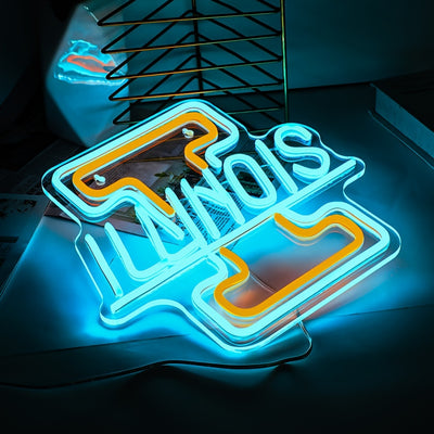 Illumi Illinois LED Neon Sign