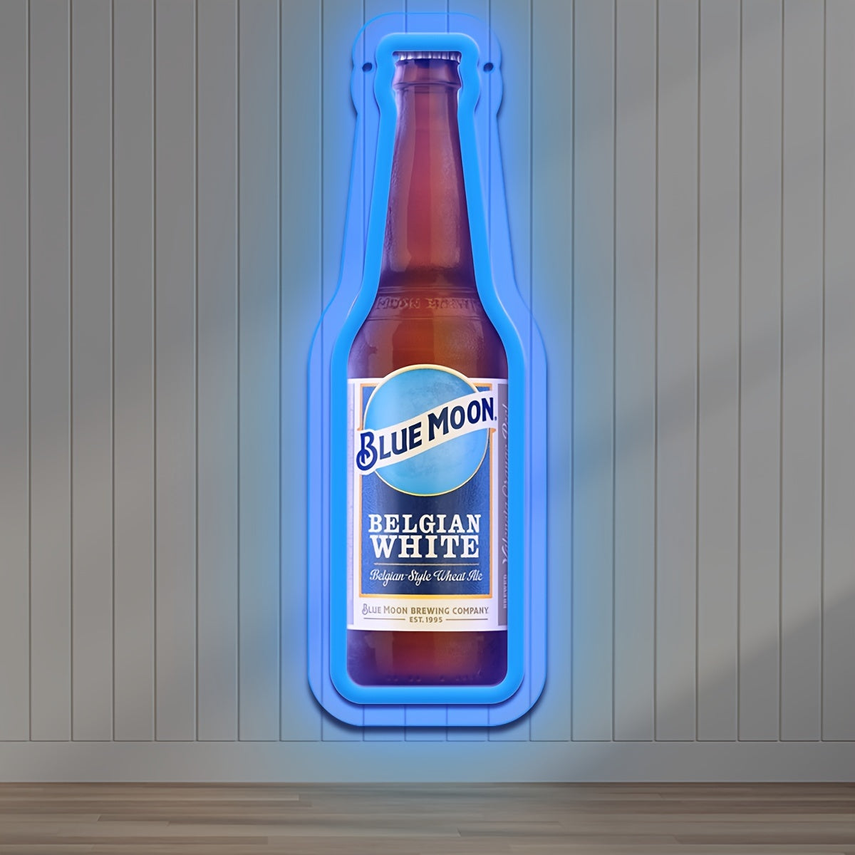 Illumi Blue Moon Bottle Neon LED Sign