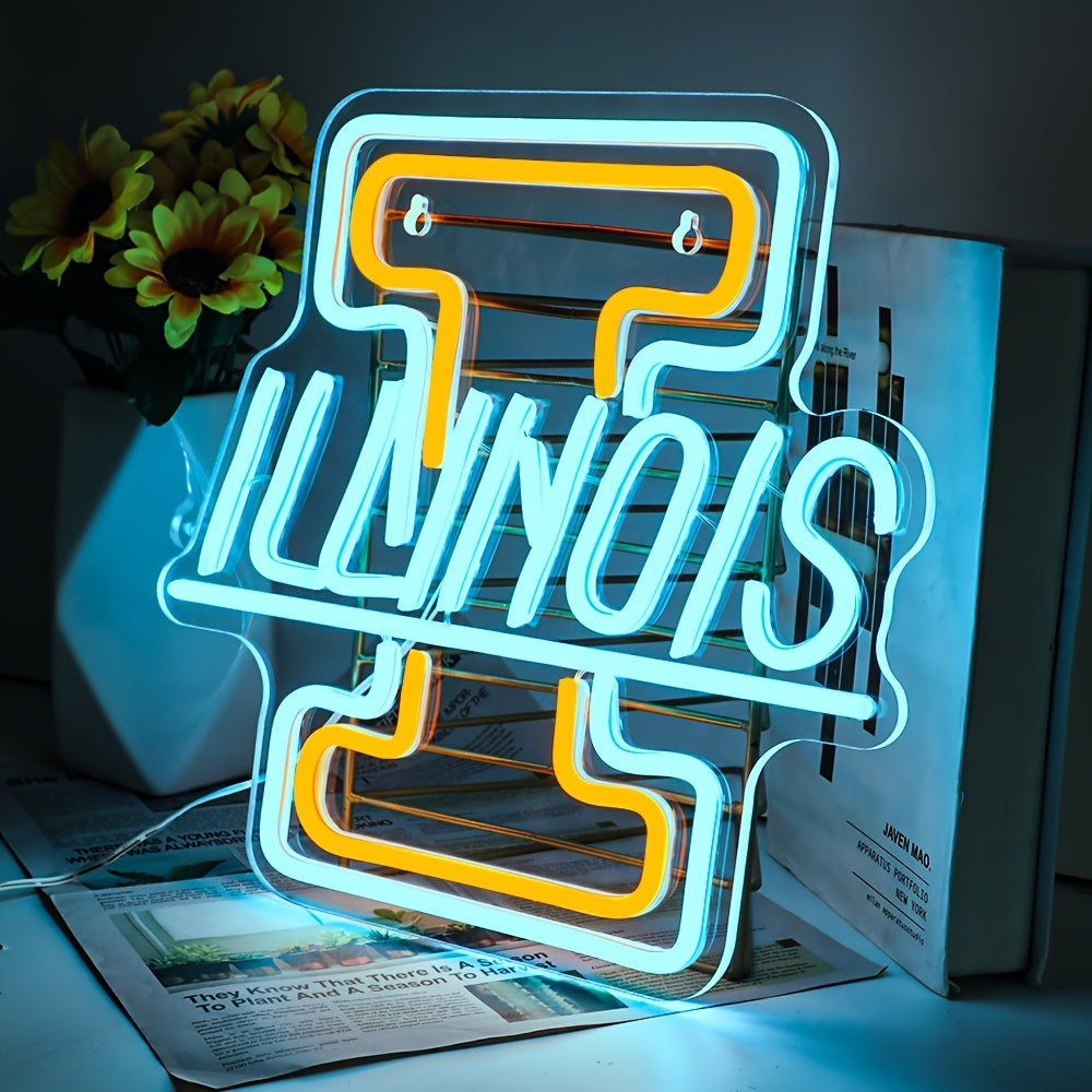 Illumi Illinois LED Neon Sign