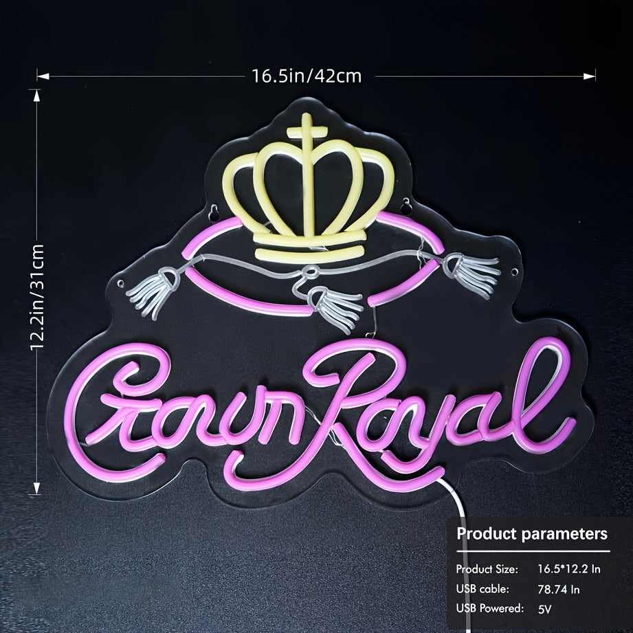 Illumi Crown Royal Neon LED Sign