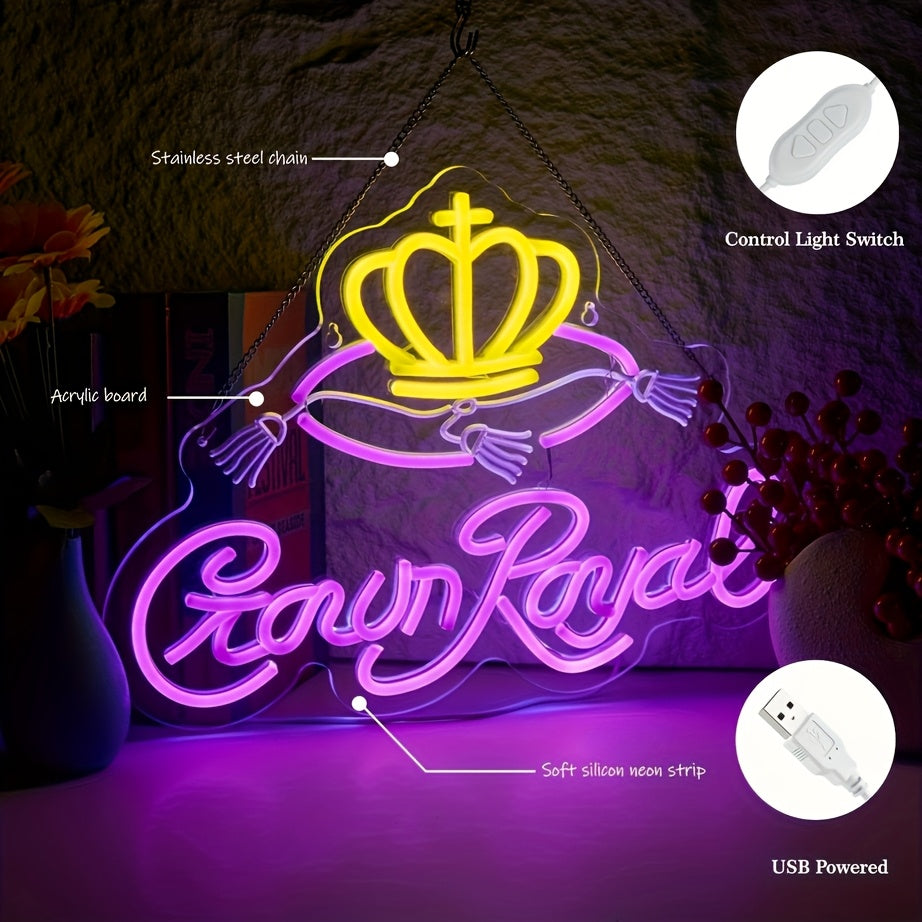 Illumi Crown Royal Neon LED Sign