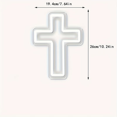 Illumi White Cross Neon LED Sign