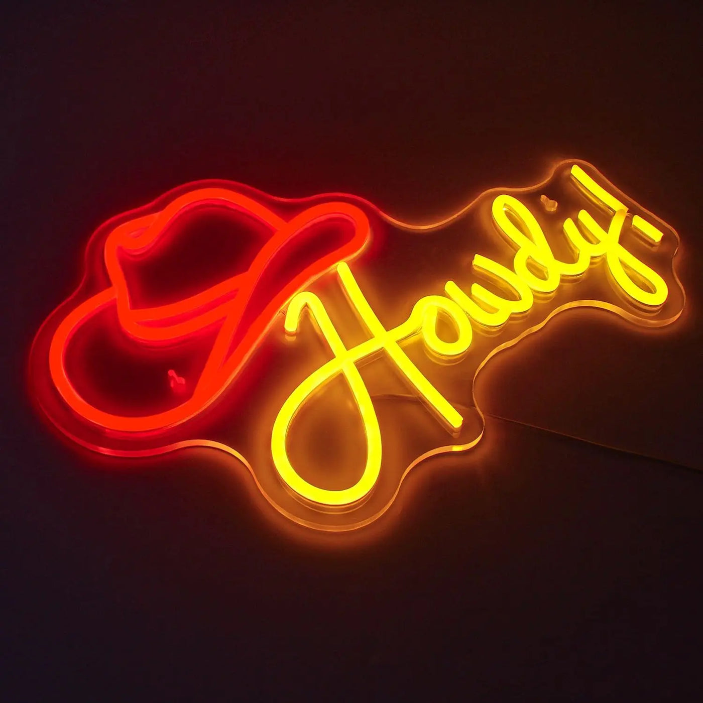 Illumi Cowboy Howdy Neon LED Sign