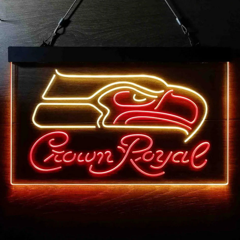 Seattle Seahawks Crown Royal LED Sign