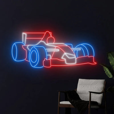 Illumi Racing Car Neon Sign