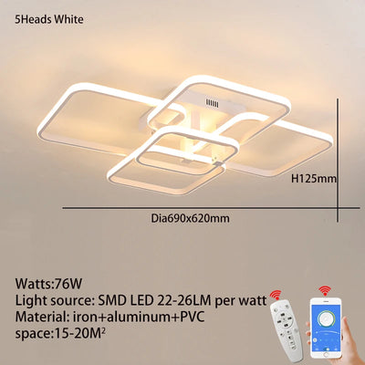 IllumiSqaure Modern LED Ceiling Lights