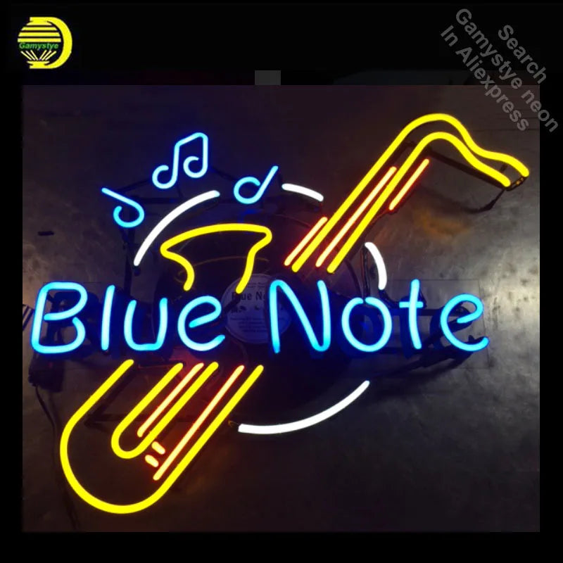 Illumi Blue Note Neon LED Sign