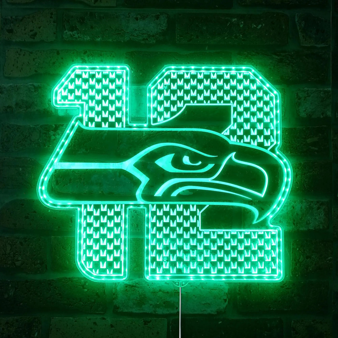 Seattle Seahawks 12th Man RGB LED Sign