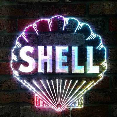 Illumi Shell Oil RGB LED Sign