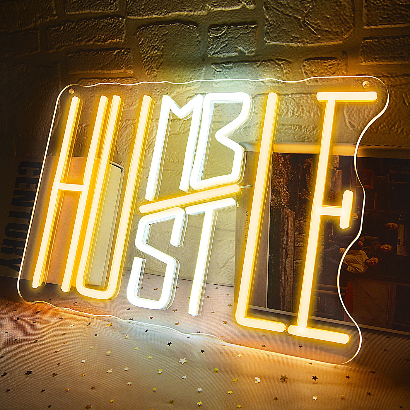 Illumi Hustle/Humble Neon LED Sign