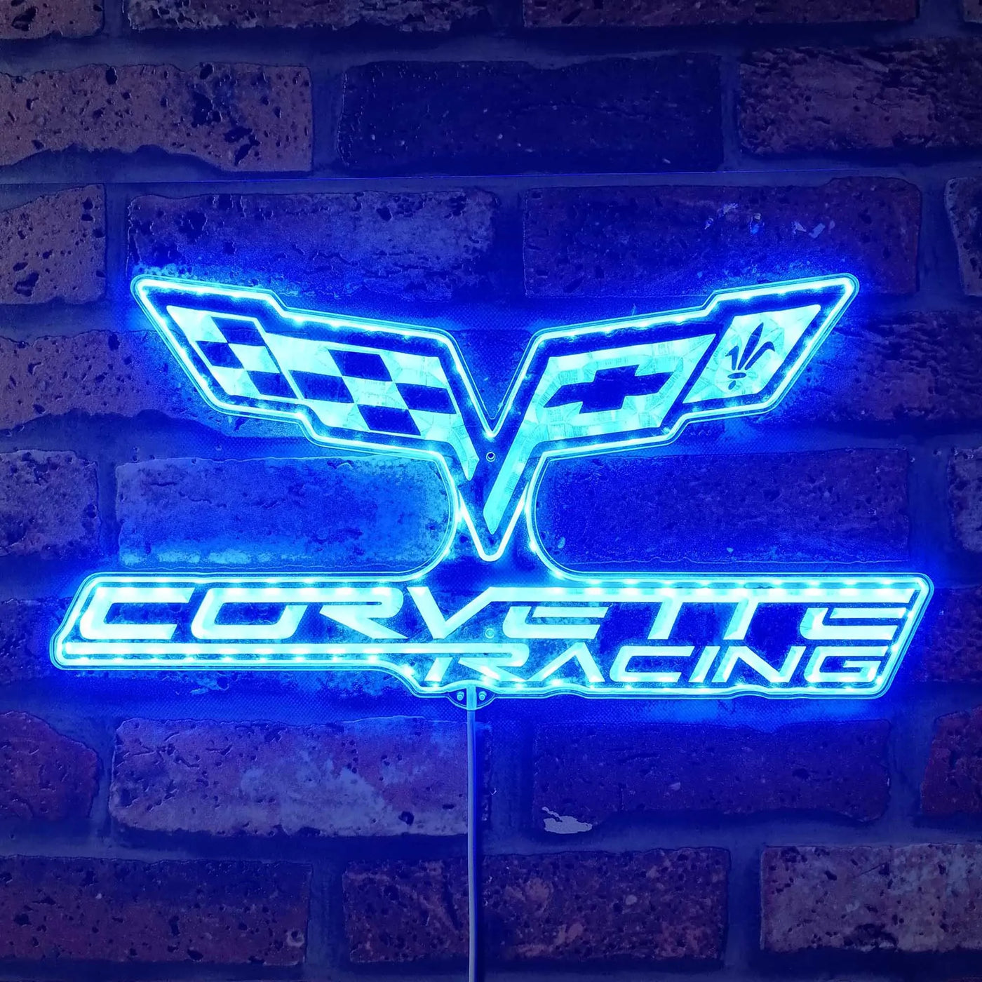 Illumi Corvette Racing RGB LED Sign