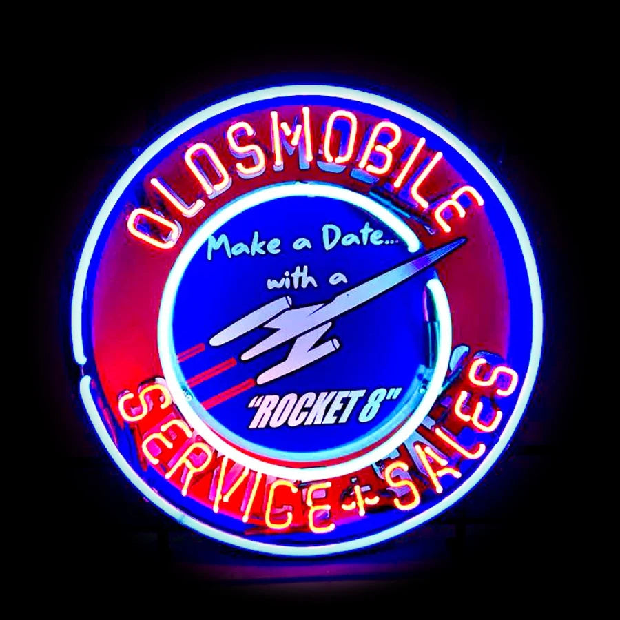 Illumi Rocket 8 Oldsmobile Neon Sign