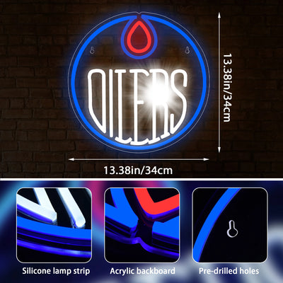 Illumi Edmonton Oilers LED Neon Sign