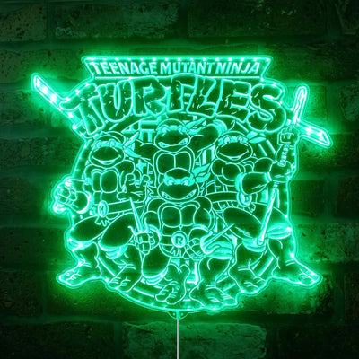 Teenage Mutant Ninja Turtles RGB LED Sign