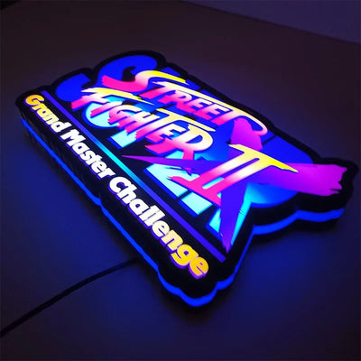 Street Fighter II Neon LED Sign