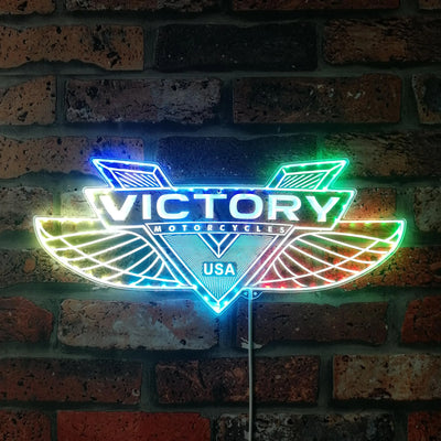 Illumi Victory Motorcycles RGB LED Sign