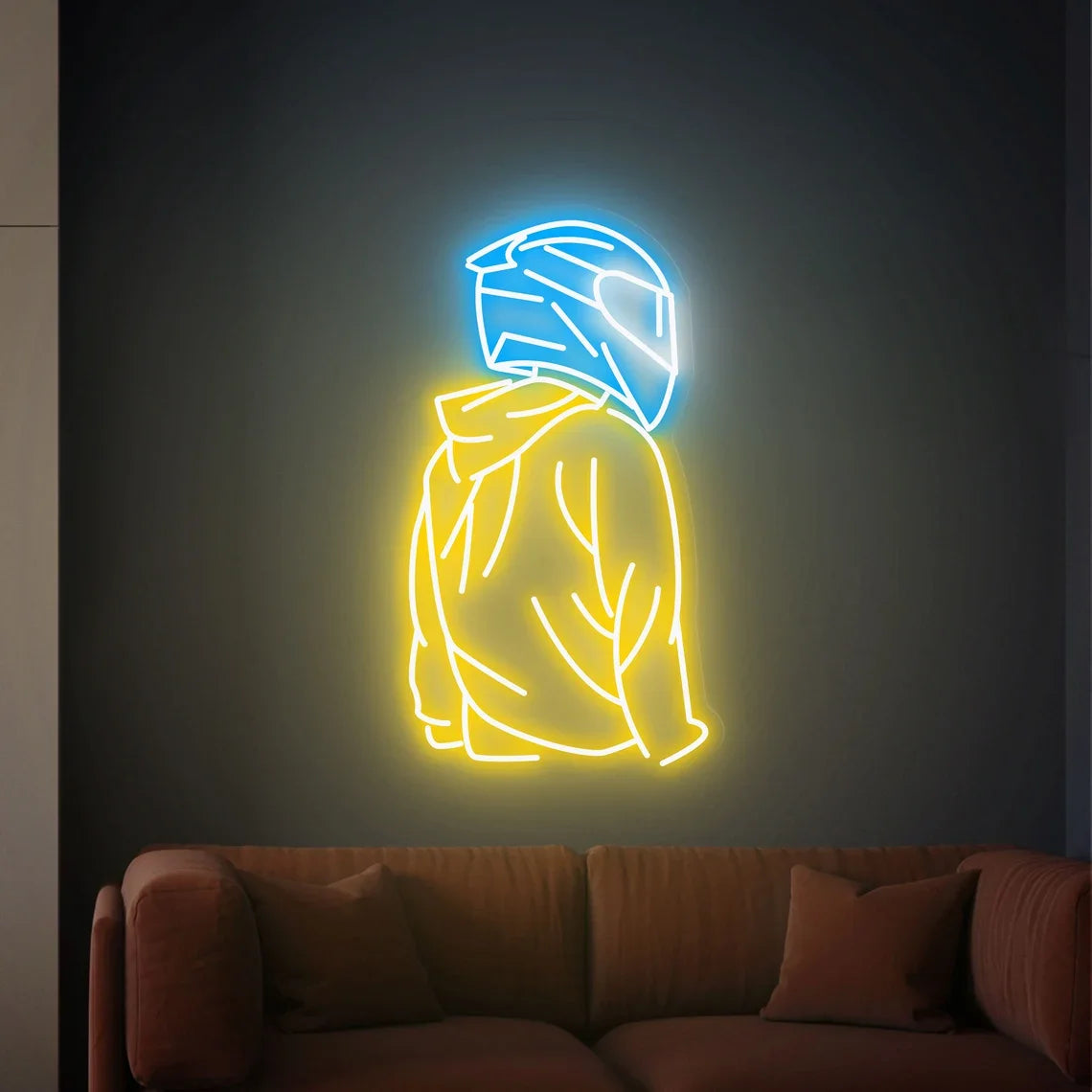 Illumi Cool Motorcyclist LED Neon Sign