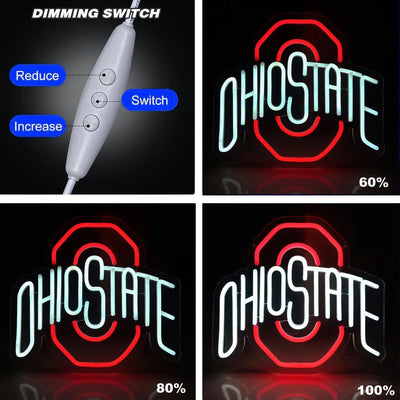 Illumi Ohio State Buckeyes LED Neon Sign