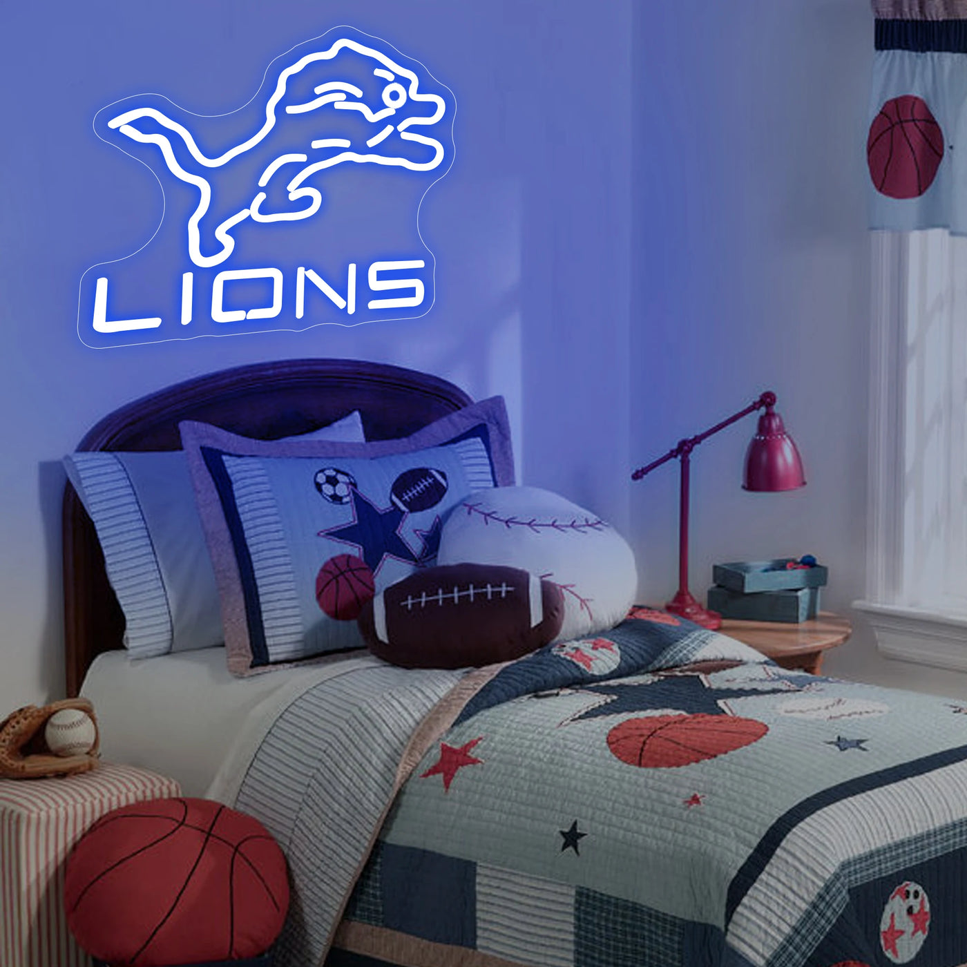 Illumi Detroit Lions LED Neon Sign