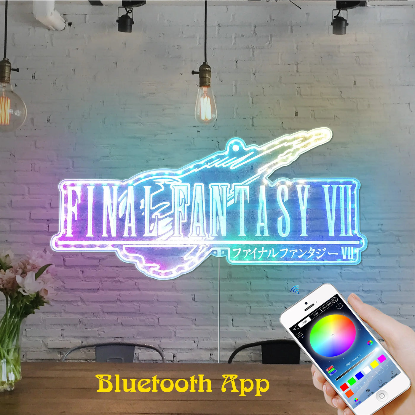 Final Fantasy VII RGB LED Sign