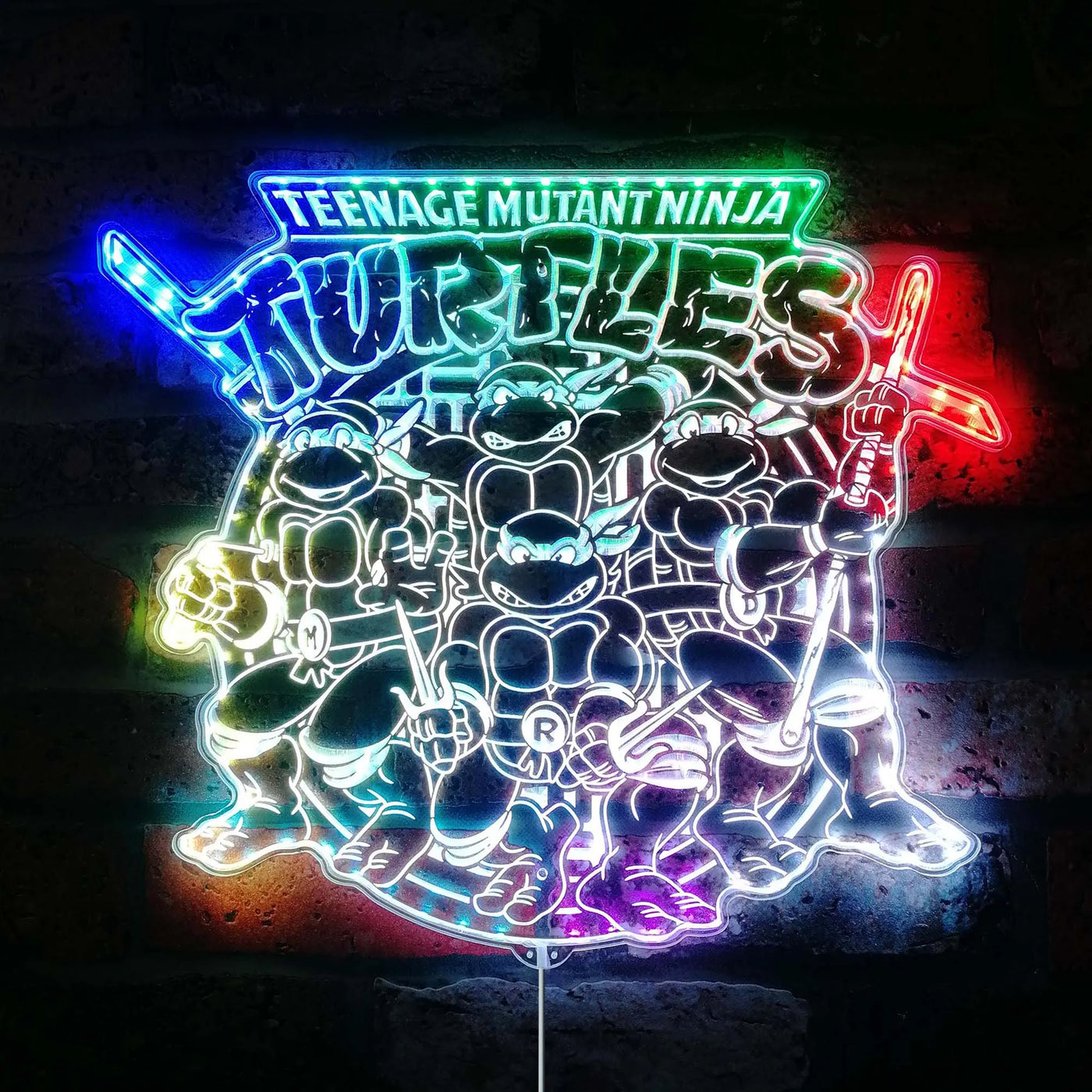 Teenage Mutant Ninja Turtles RGB LED Sign