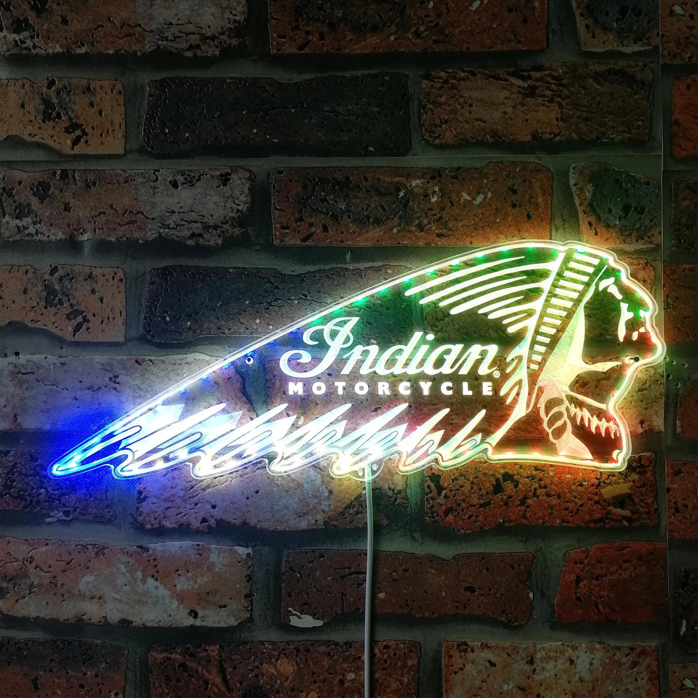 Illumi Indian Motorcycle RGB LED Sign