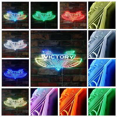 Illumi Victory Motorcycles RGB LED Sign