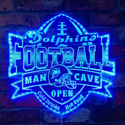 Miami Dolphins Sports Bar RGB LED Sign