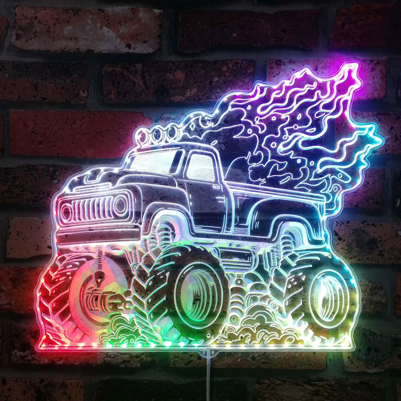 Illumi Monster Truck RGB LED Sign