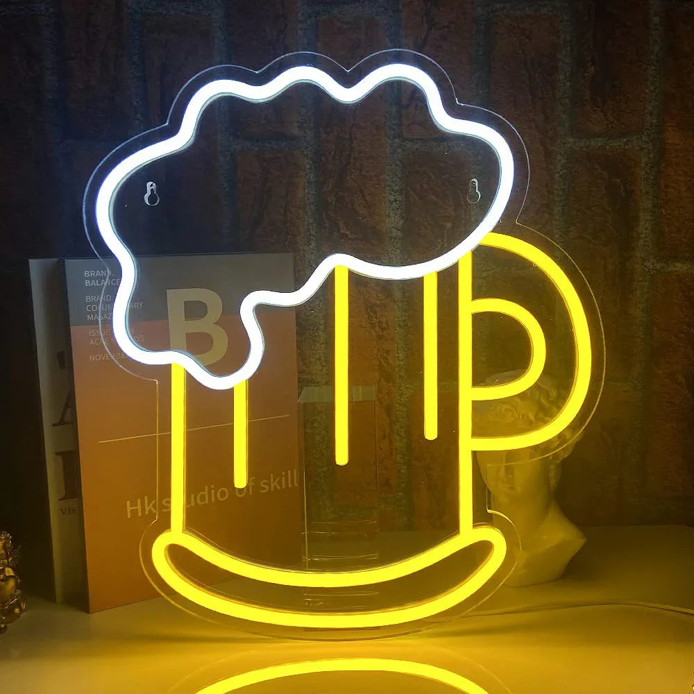 Illumi Beer Foam Neon LED Sign