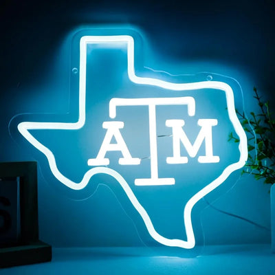 Illumi Texas A&M Blue LED Neon Sign