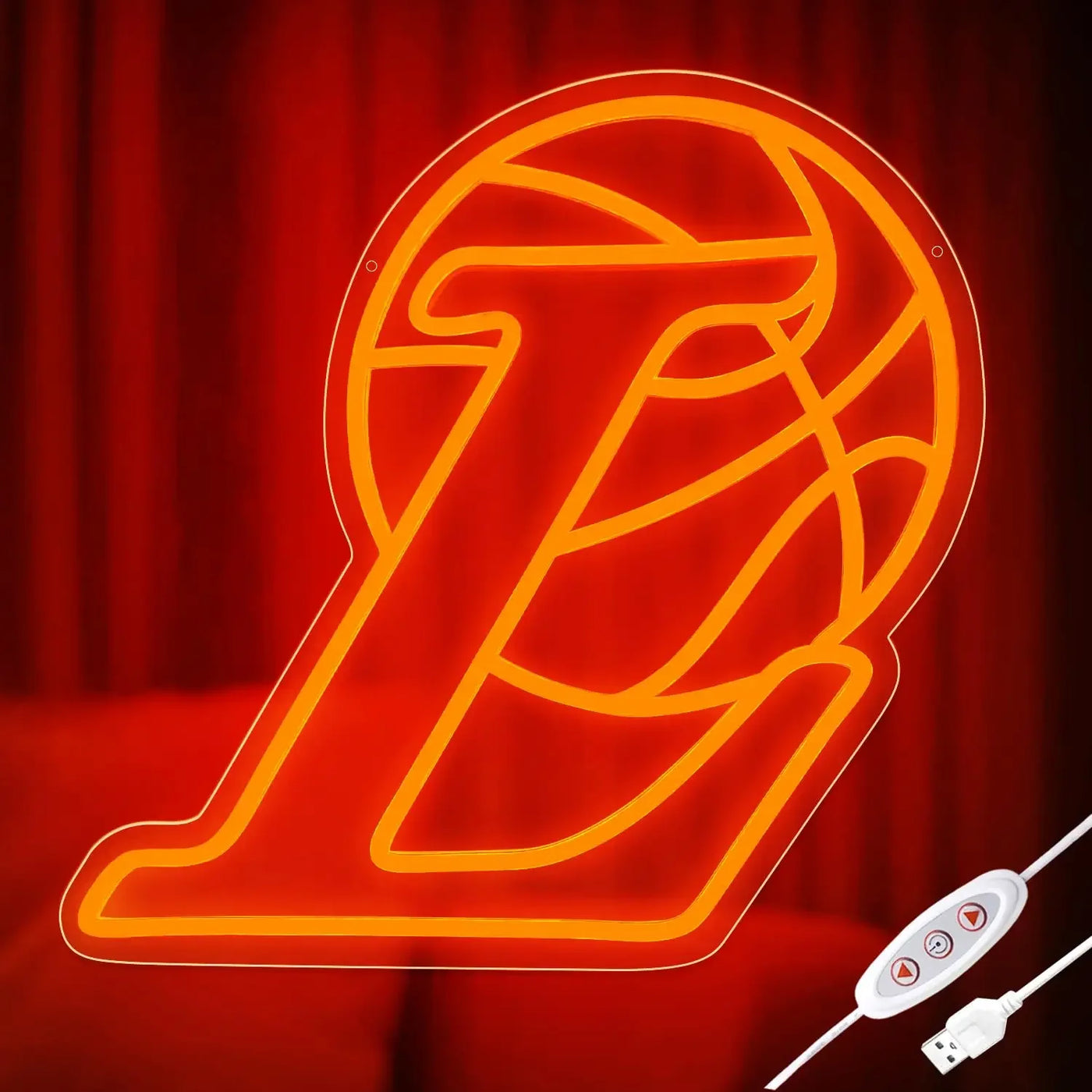 Illumi Los Angeles Lakers Orange LED Neon Sign