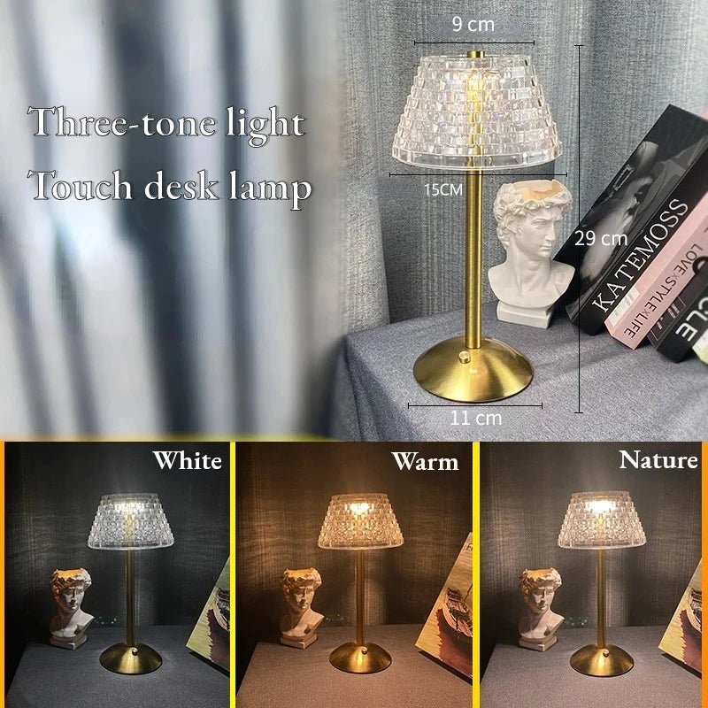 IllumiCrystal Touch Lamp