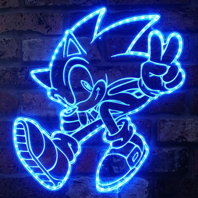 Sonic the Hedgehog RGB LED Sign