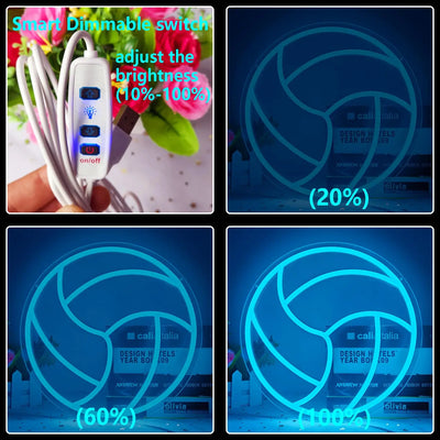 Illumi Volleyball Neon LED Sign