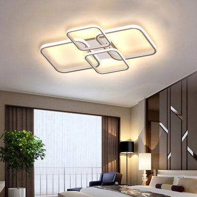 Illumi Modern 4-Ring LED Ceiling Light