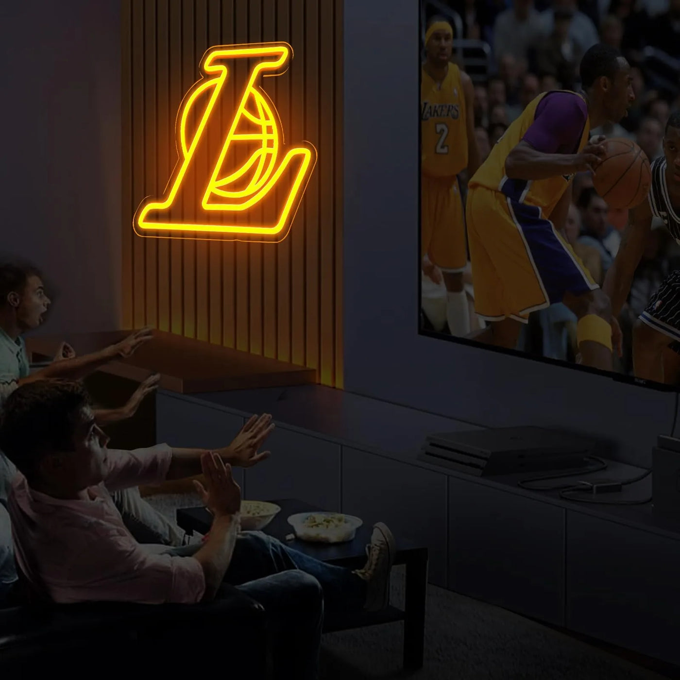 Illumi LA Lakers Orange Neon LED Sign