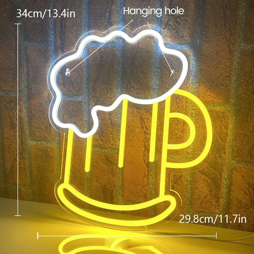 Illumi Beer Foam Neon LED Sign