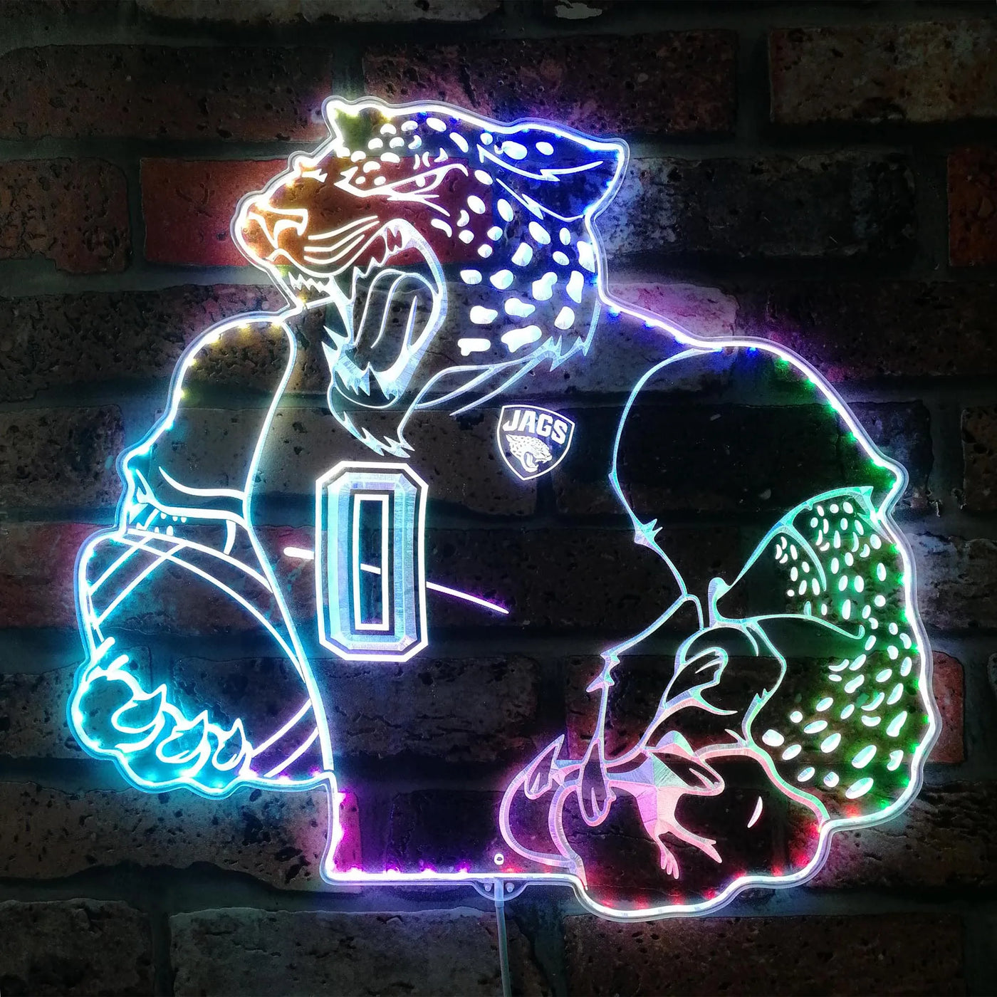 Jacksonville Jaguars Dynamic RGB LED Sign