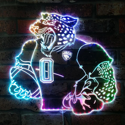 Jacksonville Jaguars Dynamic RGB LED Sign