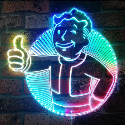 Fallout RGB LED Sign