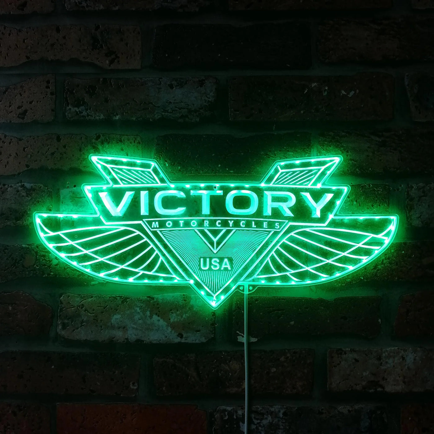 Illumi Victory Motorcycles RGB LED Sign