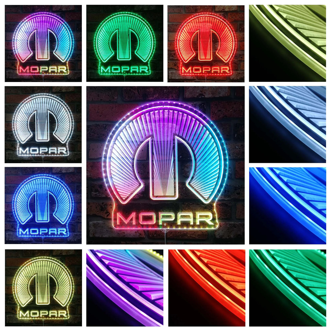 Illumi Mopar RGB LED Sign