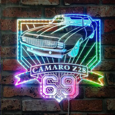 Illumi '68 Camaro Z28 RGB LED Sign