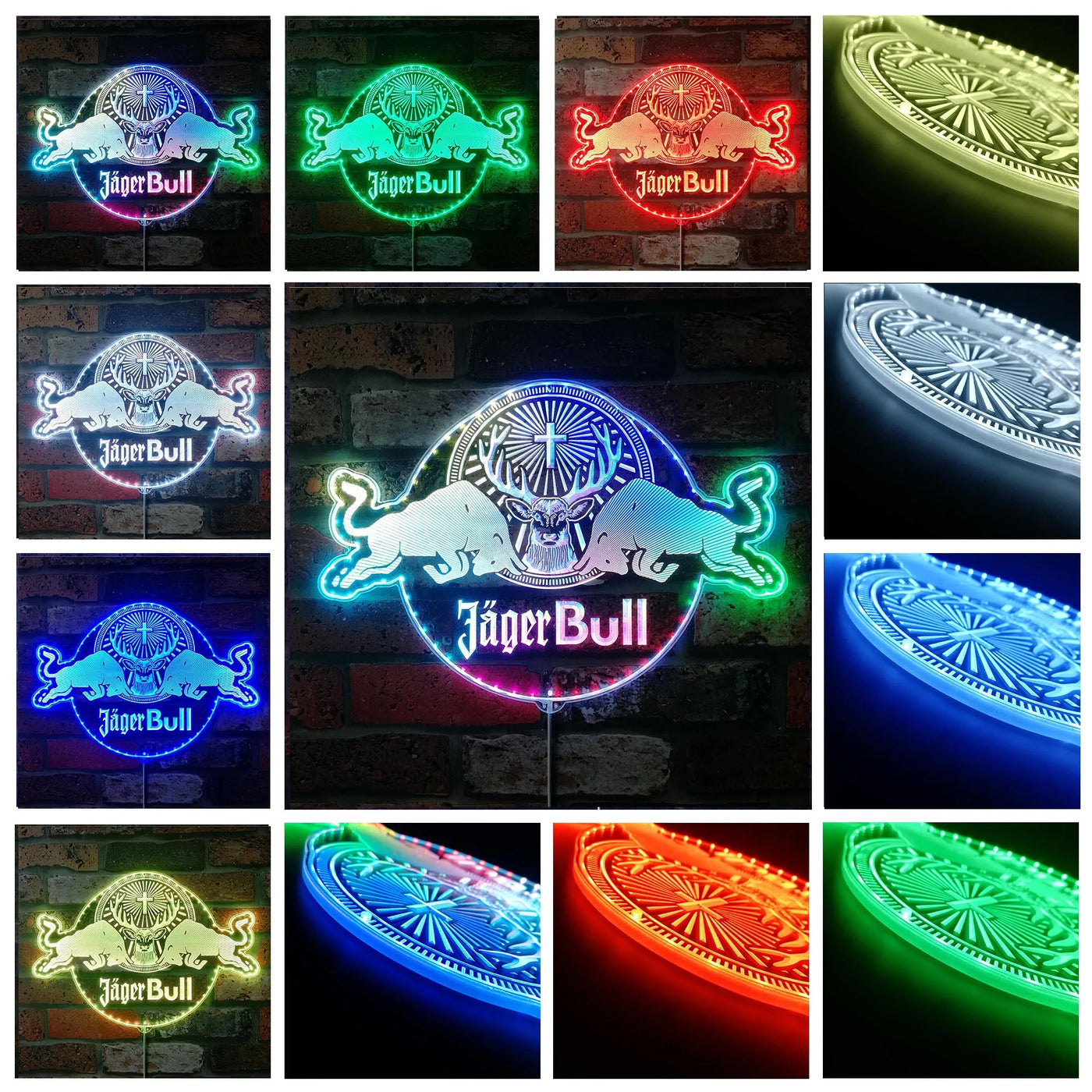 Jager Bull RGB LED Sign