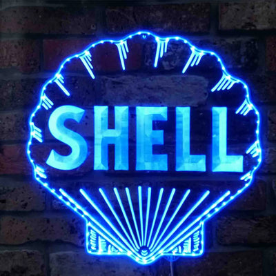 Illumi Shell Oil RGB LED Sign