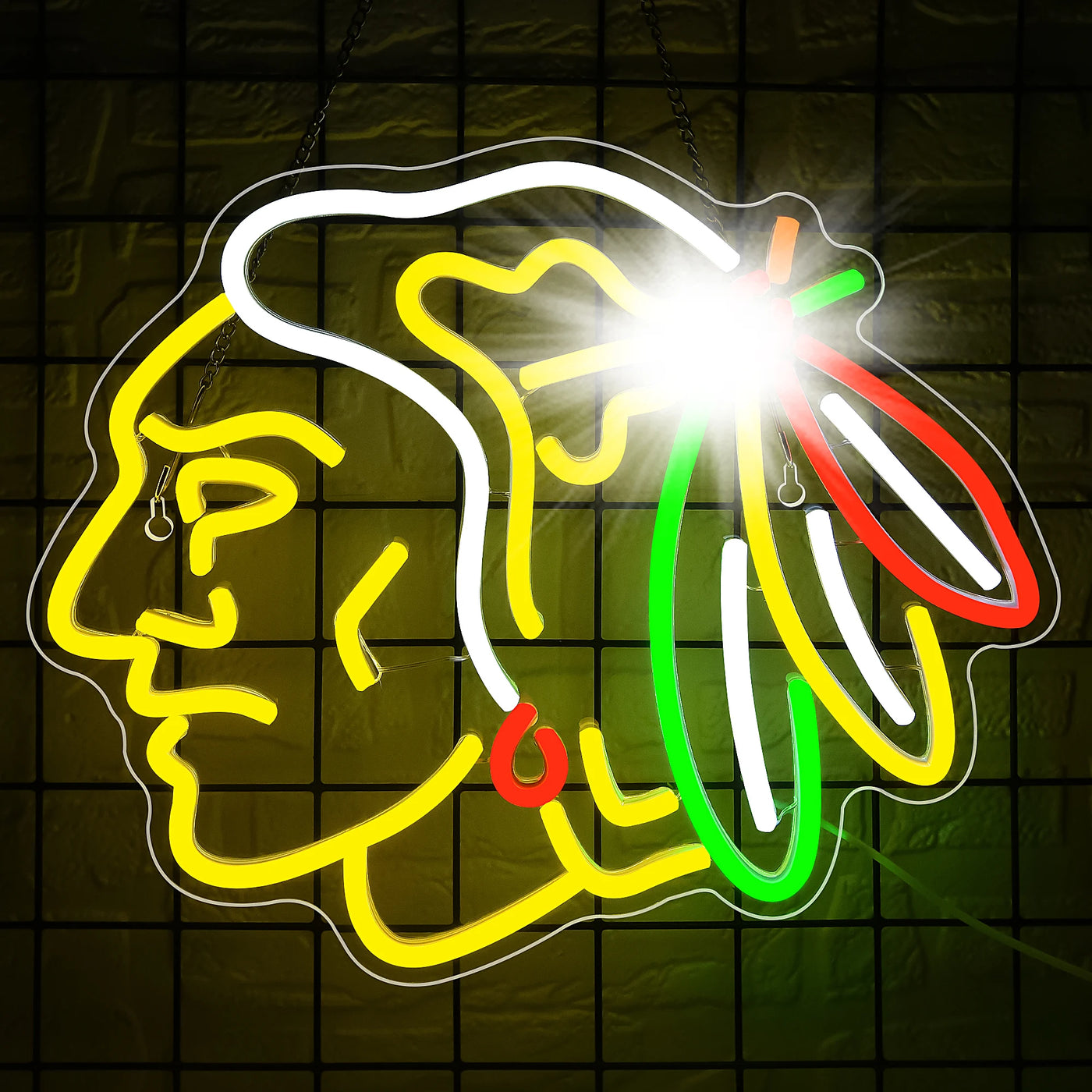 Illumi Chicago Blackhawks LED Neon Sign